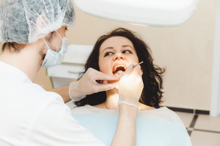 Dental checkup for gum health